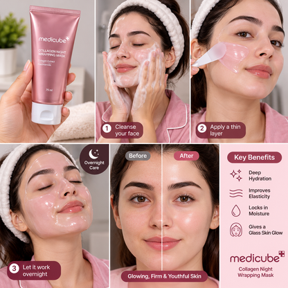 Collagen Night Wrapping Mask 75ml – Buy 1 Get 1 Free